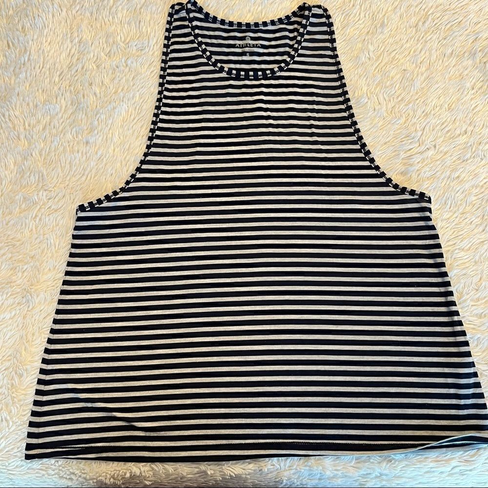 Athleta striped tank top 